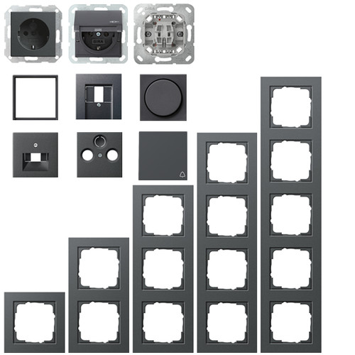 Gira system 55 - 55, anthrazit