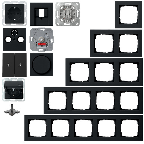 Gira system schwarz - gira, 55