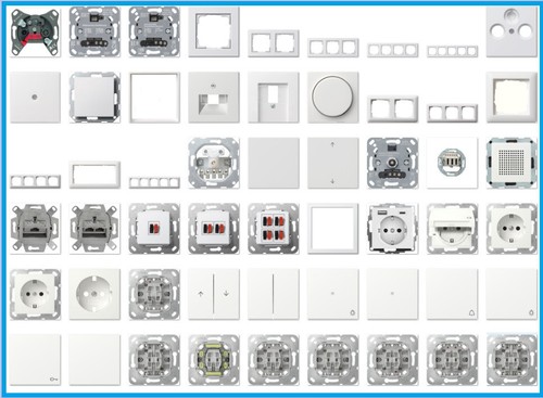 Gira system reinweiß - 55,
