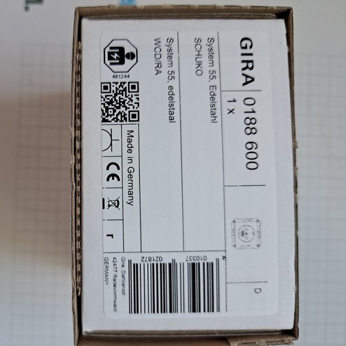 Gira 0188600 schuko steckdose - schuko,