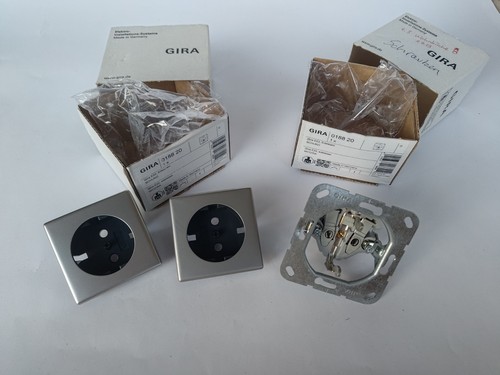 Gira steckdose edelstahl - 2,